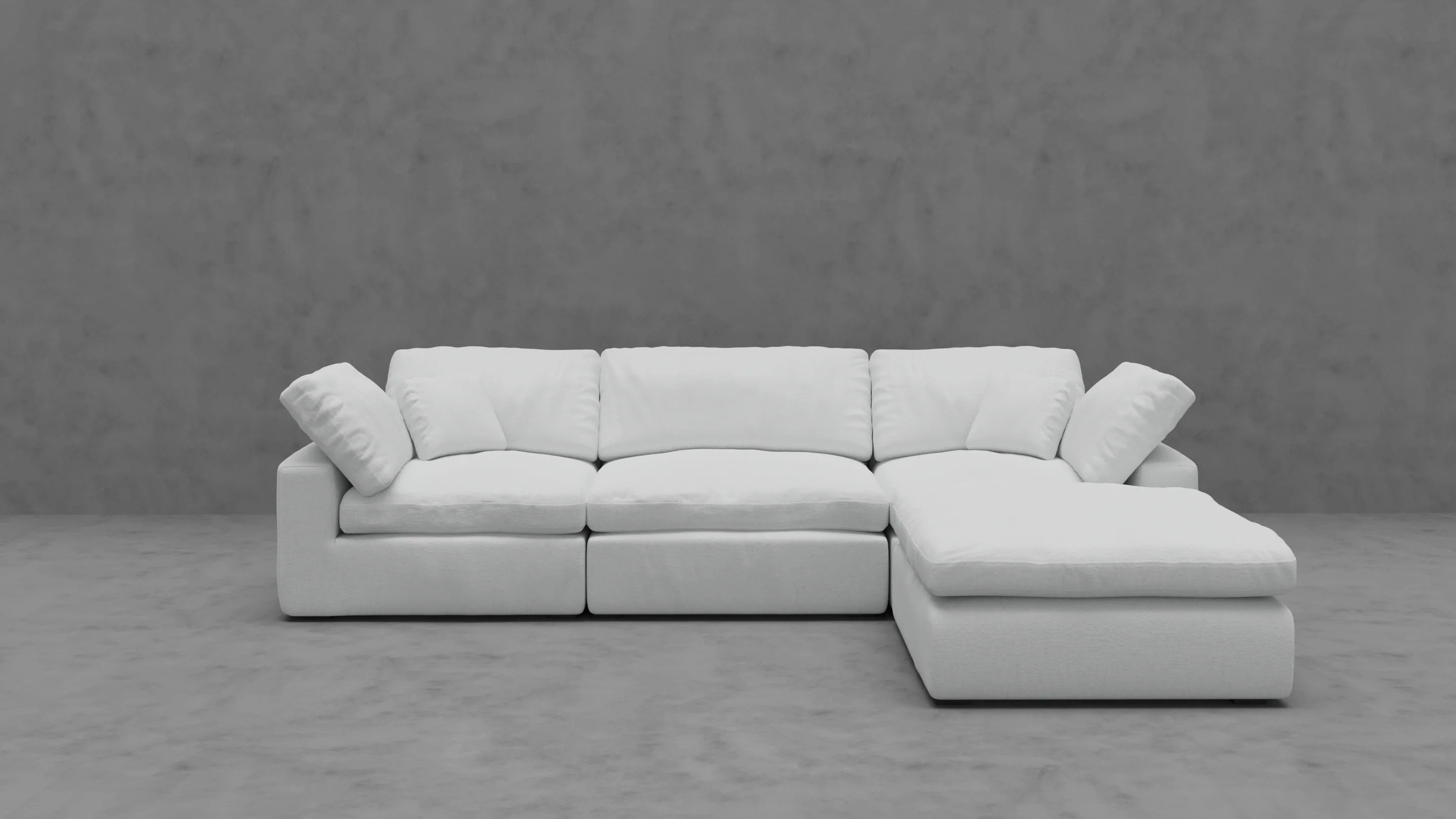 Modular Cloud 3 Seater & Ottoman