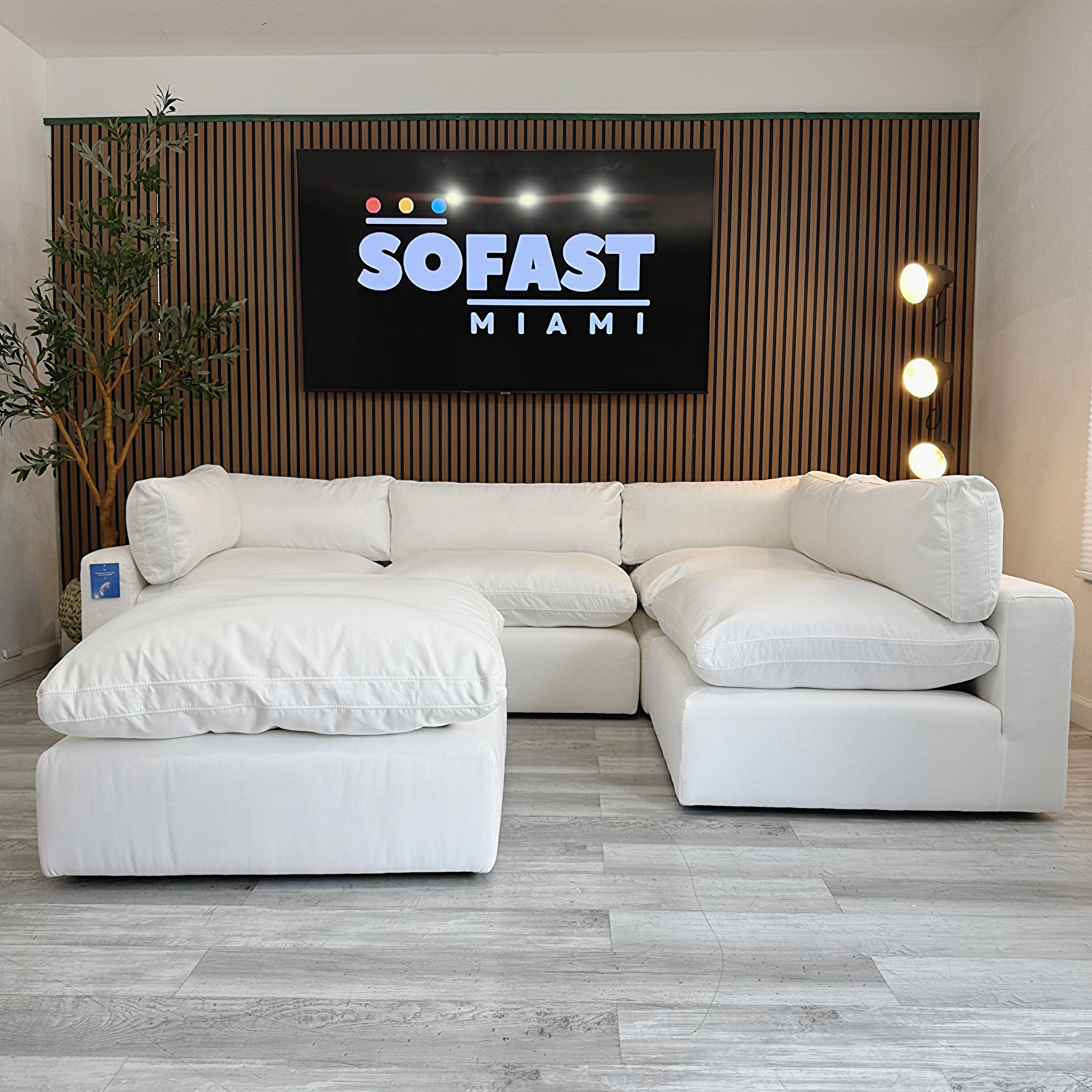 Modular Cloud Seater 4 & Ottoman