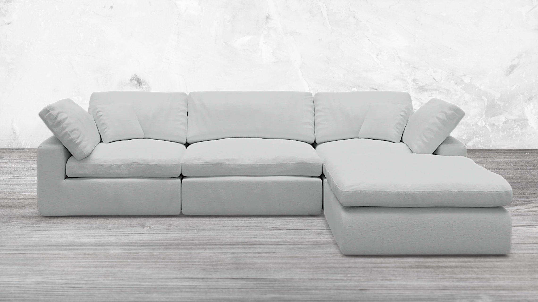 Modular Cloud 3 Seater & Ottoman