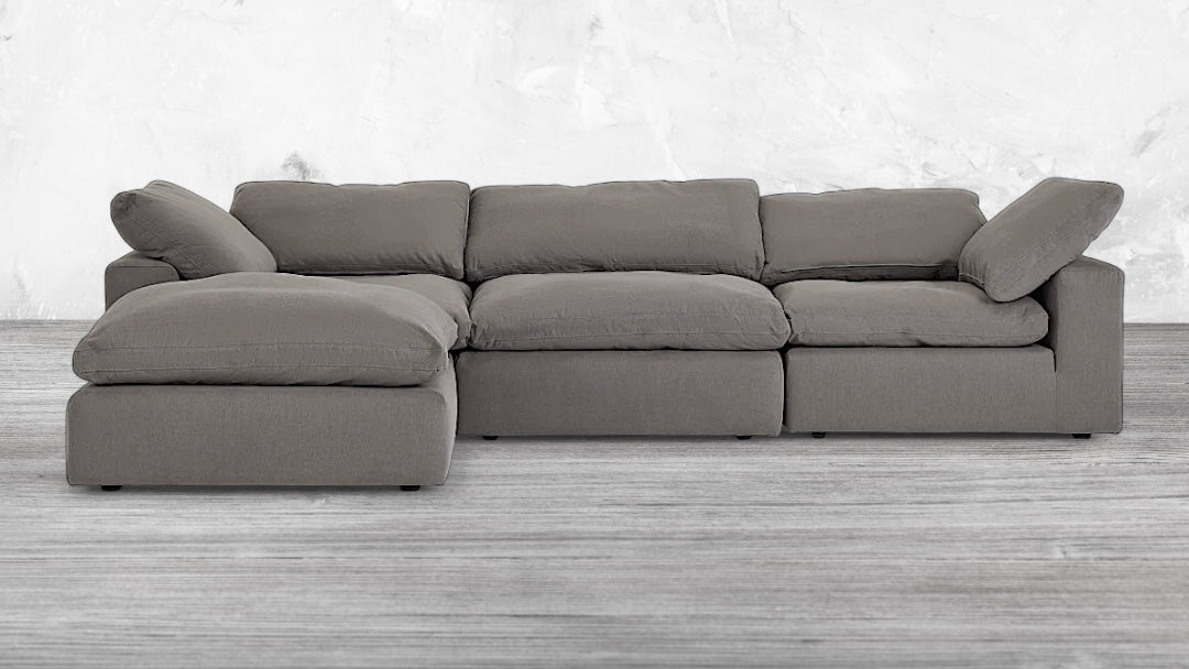 Modular Cloud Seater 3 & Ottoman