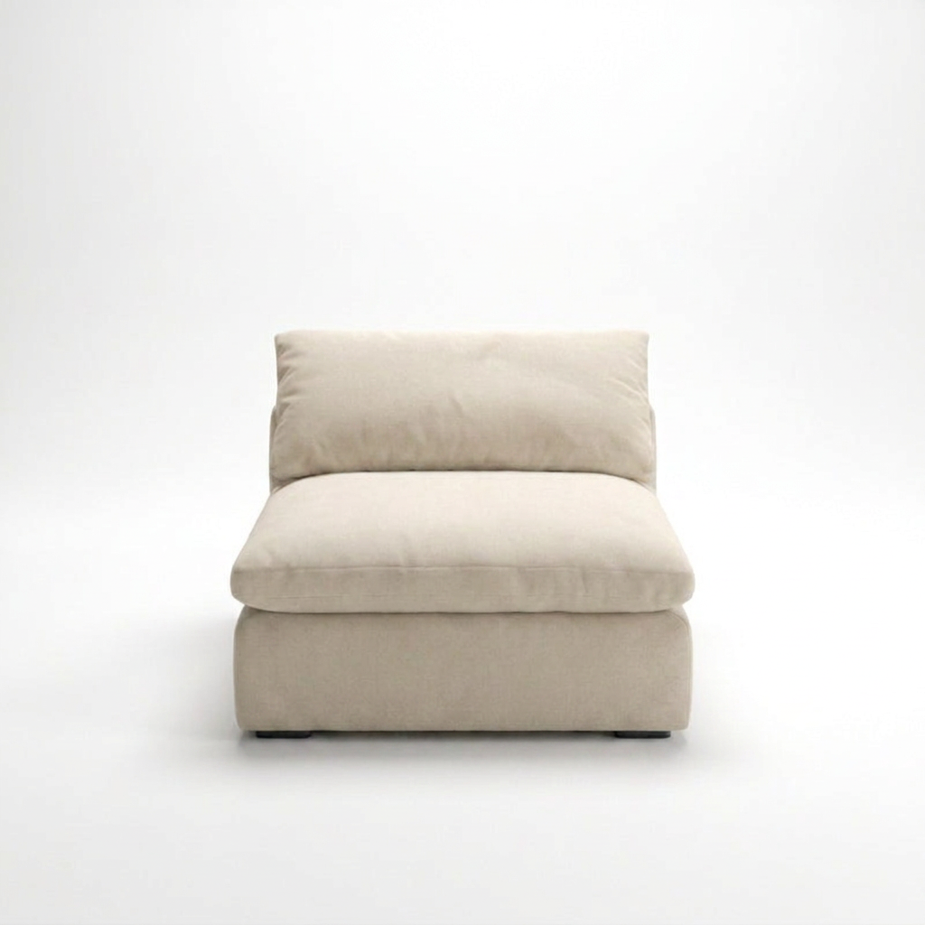 Cloud Armless Module - Ivory