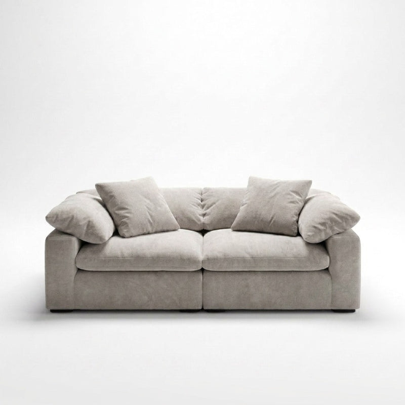 Cloud 2 Piece Modular Gray