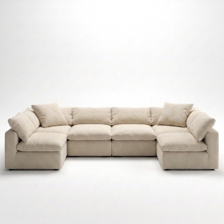 Cloud U-Sectional - Ivory
