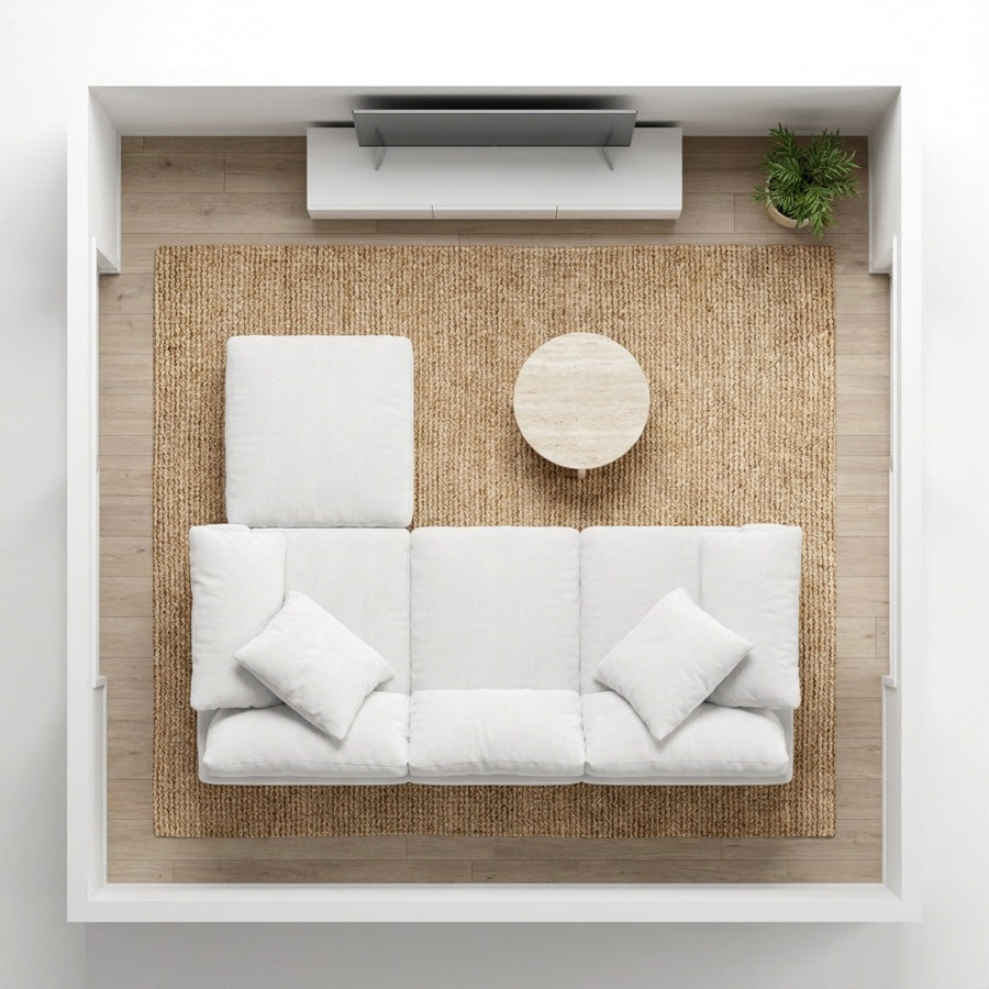 120 Compact apartment floor plan