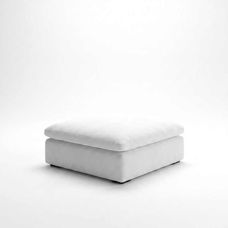 Cloud Ottoman Module white - diagonal view
