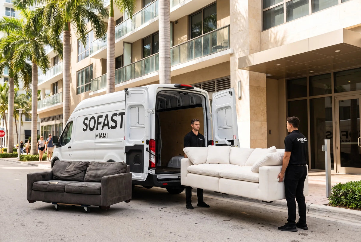 Your old sofa is worth credit toward your next SOFAST.